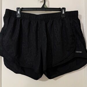 Calvin Klein Black Athletic Shorts for Women